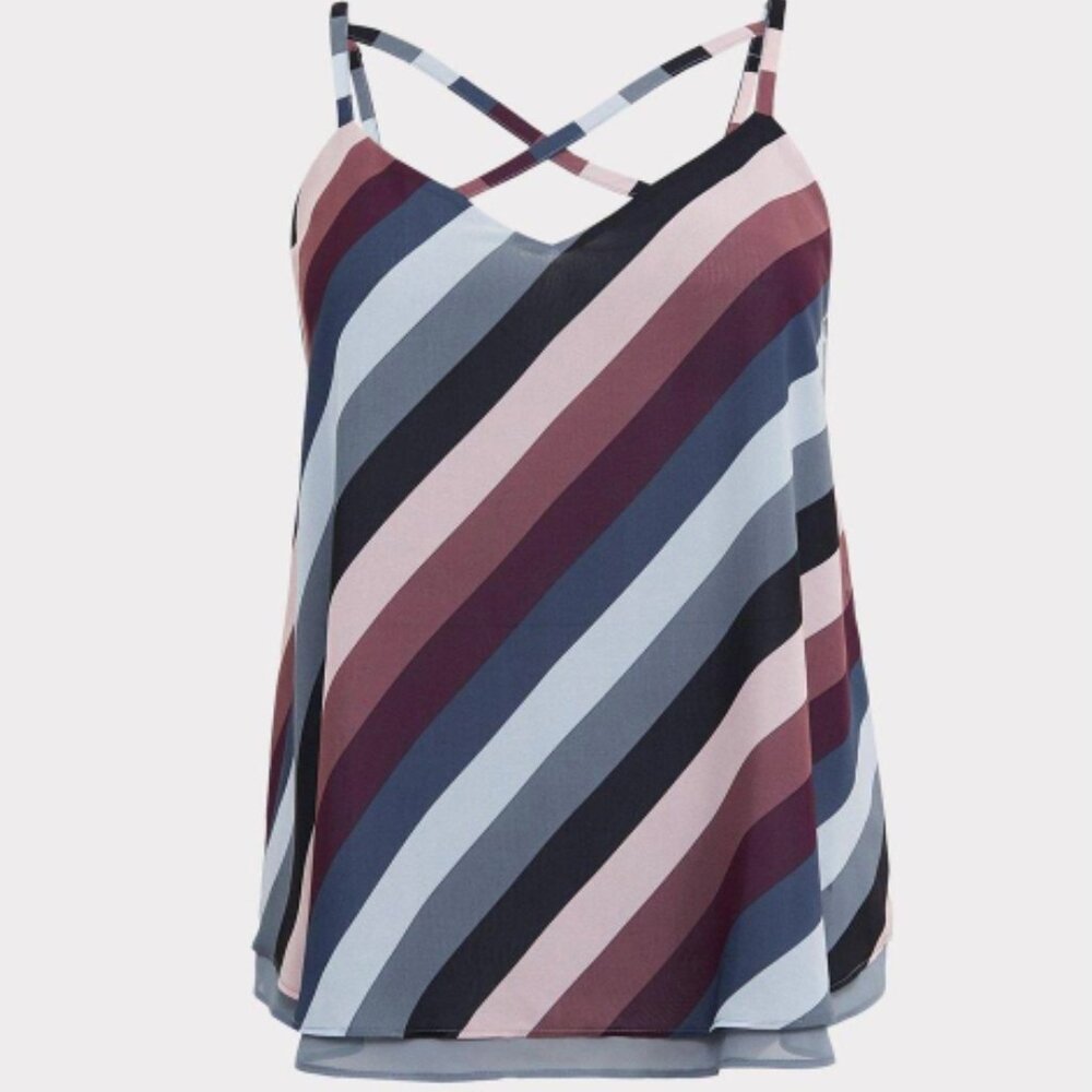 Torrid Sophie Chiffon Strappy Swing Cami